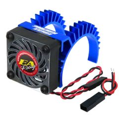 ★▲1/10 540モーターラジエター7.2Vファン付ヒートシンク【ブルー】イーグル3738V2-BL（特定記録郵便）