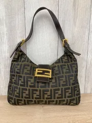 FENDI フェンディズッカ ＦＦロゴ ハンドバック ショルダーバック ブラウン 平塚店