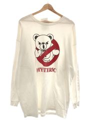 HYSTERIC GLAMOUR ヒステリックグラマー 18SS BEAR BUSTERS ロングスリーブカットソー ホワイト サイズ：F