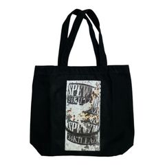SPEWM"sticker"トートバッグ黒