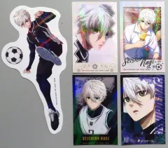 【中古】シール・ステッカー 凪誠士郎(サッカーボール) ホログラムステッカーセット(5枚セット) 「一番くじ ブルーロック ～武器を持て破壊者(ストライカー)よ!!～」 K賞