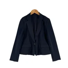 STRAWBERRYFIELDS ストロベリーフィールズ レディース テーラードジャケット コットン/ポリエステル ネイビー【中古】のサムネイル