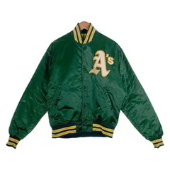 【レア】アスレチックス/スタジャン【美品】 MLB Mitchell & Ness スタジャン Lサイズ アスレチックス - メルカリ