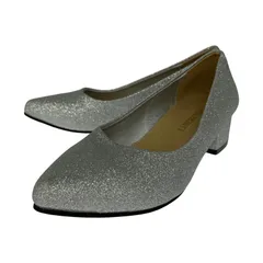 LibertyDoll リバティードール ポインテッドトゥ ラメパンプス sizeS/シルバー