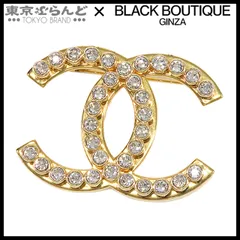 シャネル CHANEL ブローチ ゴールド メタル GP ラインストーン ココマーク L23C ブローチ レディース 241001026530