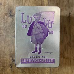 フランスアンティーク　LU缶　ティン缶　フランス老舗ビスケットブランド　コレクション【687】