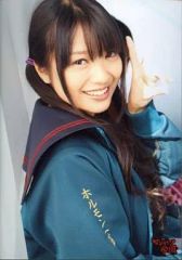 [중고] 생사진(AKB48·SKE48) 키타하라 리에/오비 없음/상반신·세일러복·저지·왼손 피스/매지 스카 학원 DVD-BOX 특전