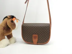 2023年最新】CELINE セリーヌ マカダム柄 ショルダーバッグ 斜め掛け