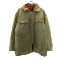 ファルコンブランド 50s 60s カナダ製 ヴィンテージ リバーシブル ハンティングジャケット オリーブ FALCON BRAND WOODS メンズ