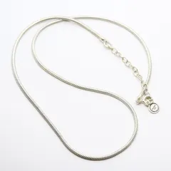 TEN. シルバー スネークチェーン ネックレス 925/24-1526S