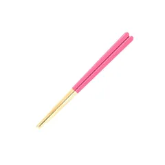 【新品】 【テレビで紹介されました】 藤栄(FUJIEI) ほんとうにすべらないお箸 子供用18cm シンプルナチュラル ピンク 箸職人が作る塗り箸 日本製 食洗器可 HSR-023 0