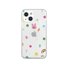 【新品】 AKAN ソフトクリアケース for iPhone 13 mini ピンクウサギ  AK20968i13MN