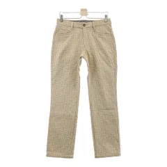 サイズ：79 ADIDAS GOLF アディダスゴルフ A04958 裏起毛 ロングパンツ チェック柄 イエロー系 [240101528011] ゴルフウェア メンズ ストスト