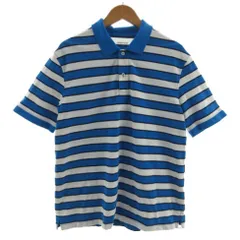 LAND'S END M L 長袖 ポロ ラガー ブルー 鹿子 シャツ Printstar ポロシャツ 無地 大きいサイズ 長袖 5.8オンス 鹿の子
