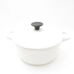LE CREUSET　ル・クルーゼ　希少　限定色　22　白　ココット　ロンド LE CREUSET ル・クルーゼ 希少 限定色 22 白 ココット ロンド