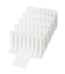 【最短発送】スタンド 仕切り5枚 冷凍庫収納 約幅16.5x奥13x高10.5cm スライドできる ホワイト 日本製 キッチン収納 STK-02 (like-it) 冷凍食品収納 ライクイット 立てる収納