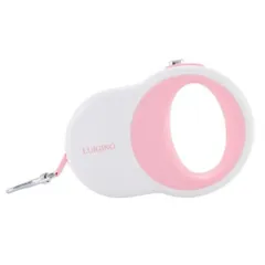 [ORSUN] 犬 リード 伸縮 5m 小型犬 中型犬 大型犬 長さ : 5メートル パステルカラー (ピンク) [ピンク]