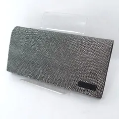 DIESEL / ディーゼル ■長財布　PVCレザー　グレー系 【財布/サイフ/ウォレット/wallet/コイン】 ブランド【中古】 