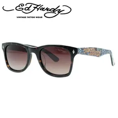 【訳あり】エドハーディー サングラス EdHardy WAVE トータス/ブラウングラデーション UVカットのサムネイル