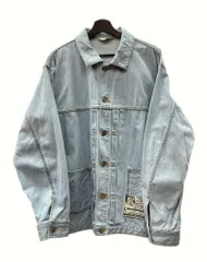 ジエダ Jieda 22ss BLEACH OVERSIZED DENIM JACKET ブリーチ オーバーサイズ デニム ジャケット Gジャン 青 Jie-22S-JK07-A サイズ 1 ジャケット ロゴ ブルー 104MT-952のサムネイル