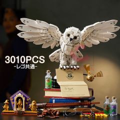 モデルブロック レゴ互換 3010PCS 積み木 高難度 模型 組み木【 ハリー・ポッター ヘドウィグ フクロウ 】子供 男の子 女の子 教育玩具 知育 モデル パッチワーク おもちゃ プレゼント