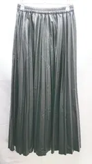 ◇ COCODEAL ココディール シンプル 綺麗め ウエストゴム ロング丈 フレア スカート サイズ2 ブラック レディース E  【1303160010773】