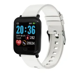 ☆ ホワイト ☆ T-SPORTS スマートウォッチ クレファー 腕時計 CREPHA TS-SMW002 スマートウォッチ スポーツウォッチ デジタル シリコン メンズ レディース デジタルウォッチ T-SPORTS 時計 防水 抗菌 紛失防止 おしゃれのサムネイル