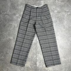 RAF SIMONS ラフシモンズ 18AW Chino Pants チェック柄センタープレスパンツ 182-331 メンズ ボトムス 46 イタリア製