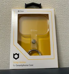 iFace Hang and ストラップホルダー (クリア/フロスト/シルバー)【 スマホ ホルダーシート ストラップホール