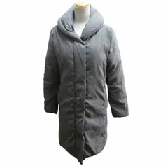 セオリーリュクス theory luxe 17AW ダウンコート ダウンジャケット VANESSA ジップアップ グレー 38 約M相当 0517 IBO52のサムネイル