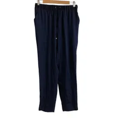 新品ドゥージーエムクラス　シルクサテンイージーパンツ　ネイビー36 SILK SATIN イージーパンツ（その他パンツ）｜Deuxieme Classe
