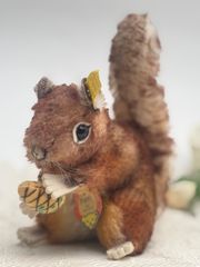 送料無料★シュタイフ★Perri Squirrel 17cm オールID's完品★Disney Edition リスのペリ/栗鼠★ビンテージ★Steiff