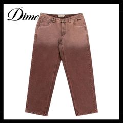 Dime Cursive Leather Keychain / Black/Silver (ダイム キー