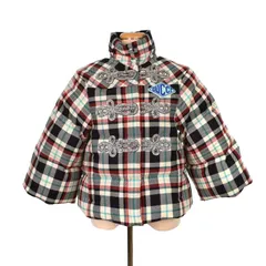 グッチ GUCCI 18AW ビジュー装飾 フード ダウンジャケット チェック 34 マルチカラー 516411のサムネイル