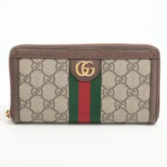 GUCCI/グッチ GG スプリーム　オフィーディア　ラウンドジップ　ウォレット　523154 【中古】