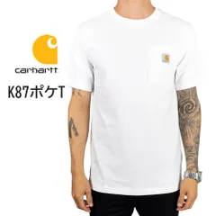 【新品】カーハート Tシャツ 半袖 ロゴ ポケT Carhartt ワークウェア K87 メンズ ユニセックス