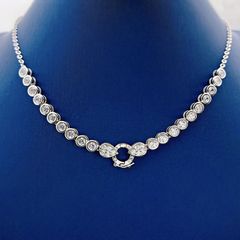 希少✨サンローランパリ ネックレス ティアラ 王冠 ラインストーン