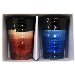 ✨新品、未使用✨九谷焼 ペアフリーカップ 銀彩