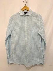 TOMMY HILFIGER トミーヒルフィガー ボタンダウンシャツ  チェック柄 サイズ: 15-1/2 カラー: 水色 メンズ トップス