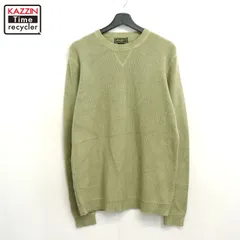 00s Eddie Bauer 無地 コットン ニットセーター メンズ 表記XLサイズ