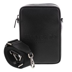 【中古】 JIMMY CHOO （ジミーチュウ） KIMI CAMERA LDA ｸﾛｽﾎﾞﾃﾞｨﾊﾞｯｸﾞ バッグ ショルダー/メッセンジャーバッグ キミ カメラ Black ブラック leather レザー JI1630AM001402 unused:S