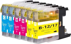 2024年最新】brother LC12-4PK ブラザー互換 4色セット×2セット LC12BK