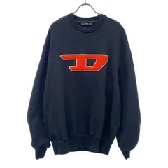 新品未使用 DIESEL トレーナー スウエット ロゴ入り ブルー L ディーゼル DIESEL トレーナー スウェット 00SW29 メンズ