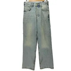 ZARA バギーフィット　ワイド　ジーンズ　デニム　34メンズ ZARA］ヴィンテージ加工 バギーフィットジーンズ (ZARA/デニム