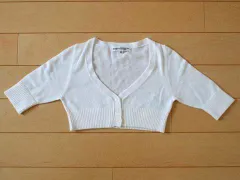 ベベ BEBE 子供服 女の子 女児 長袖 ボレロ カーディガン カーデガン カーデ 80cm ★3 キッズ ベビー ベビー服 【中古】 ユーズド ガールズ アウトレット リサイクル 古着 子ども服 こども服 子供 子ども