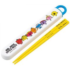 Mr.Men Little Miss 箸＆箸箱セット 抗菌 食洗機対応 スライド お弁当用カトラリー スケーター