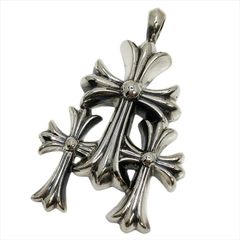 ChromeHearts クロムハーツ 3CH CRS SML 3CHクロス スモール ペンダント ネックレス
