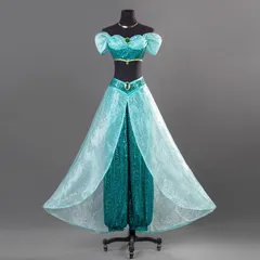 コスプレ ドレス ジャスミン アラジン プリンセス 大人用 仮装 演出服 クリスマス服 M250801-30のサムネイル