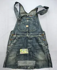 デニムダンガリー DENIM DUNGAREE ジャンスカ デ二ム 150cm 子供服 中古