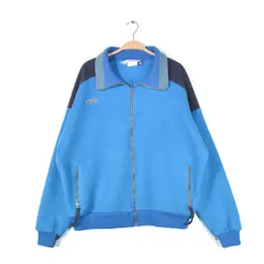 90s コロンビア USA製 フリースジャケット フルジップ ブルー アウトドア COLUMBIA メンズXL 古着 @DD0431